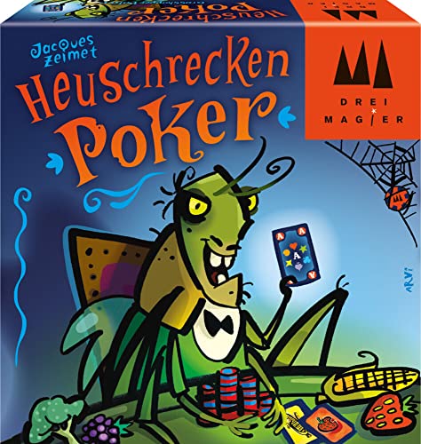 Schmidt Spiele 40893 Heuschrecken Poker, DREI Magier Kartenspiel, bunt von Schmidt