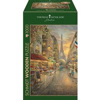 Schmidt Spiele 59798 - Malerisches Paris, Puzzle Thomas Kinkade 1.000 Teile - Holzpuzzle von Schmidt Spiele