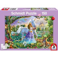 Schmidt Spiele - Prinzessin mit Einhorn und Schloss, 150 Teile von Schmidt Spiele