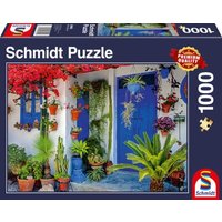 SCHMIDT 58992 Puzzle 1000 Teile Mediterrane Haustür von Schmidt Spiele