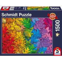 SCHMIDT 58993 Puzzle 1500 Teile Bunter Blätterwald von Schmidt Spiele