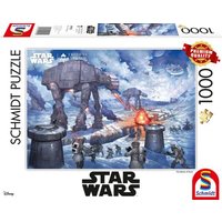 SCHMIDT 59952 Puzzle 1000 Teile Lucas Film, Star Wars Die Schlacht von Hoth von Schmidt Spiele