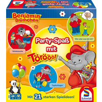 SCHMIDT SPIELE 40663 Benjamin Blümchen, Party-Spaß mit Törööö! von Schmidt Spiele