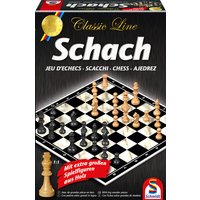 SCHMIDT SPIELE 49082 Classic Line, Schach, mit extra großen Spielfiguren von Schmidt Spiele