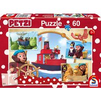 SCHMIDT SPIELE 56233 Puzzle Petzi, Freunde auf hoher See, 60 Teile von Schmidt Spiele