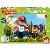 SCHMIDT SPIELE 56278 Benjamin Blümchen Puzzle zum Kinofilm, Benjamin und Otto, 60 Teile von Schmidt Spiele