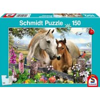 SCHMIDT SPIELE 56421 Puzzle Kipu Stute und Fohlen 150 Teile von Schmidt Spiele