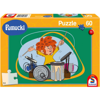 SCHMIDT SPIELE 56491 Kinderpuzzle 60 Teile Pumuckl spielt Schlagzeug von Schmidt Spiele