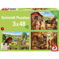 SCHMIDT SPIELE 56519 Kinderpuzzle 3 x 48 Teile Meine Lieblingspferde SCHMIDT SPIELE 56519 Kinderpuzzle 3 x 48 Teile Meine Lieblingspferde von Schmidt Spiele