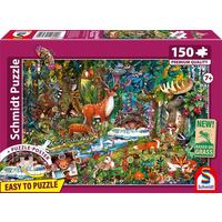 SCHMIDT SPIELE 56532 Kinderpuzzle 150 Teile Tiere in den Wäldern Europas SCHMIDT SPIELE 56532 Kinderpuzzle 150 Teile Tiere in den Wäldern Europas von Schmidt Spiele