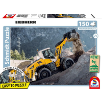 SCHMIDT SPIELE 56551 Kinderpuzzle 150 Teile Liebherr, Radlader L526 von Schmidt Spiele