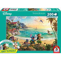 SCHMIDT SPIELE 56557 Kinderpuzzle 200 Teile Disney, Lilo & Stitch von Schmidt Spiele