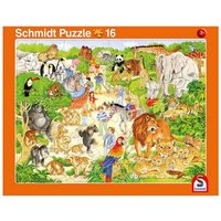 SCHMIDT SPIELE 56790 Rahmenpuzzle Wir gehen in den Zoo! 16 Teile / Ferien auf dem Bauernhof 24 Teile SCHMIDT SPIELE 56790 Rahmenpuzzle Wir gehen in den Zoo! 16 Teile / Ferien auf dem Bauernhof 24 Teile von Schmidt Spiele
