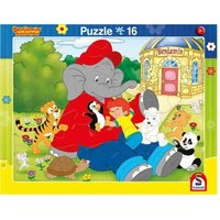 SCHMIDT SPIELE 56792 Rahmenpuzzle Benjamin Blümchen 16 Teile 24 Teile von Schmidt Spiele