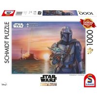 SCHMIDT SPIELE 57377 PUZZLE 1000 TEILE - Star Wars Lucas Film, The Mandalorian™ A New Direction von Schmidt Spiele