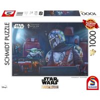 SCHMIDT SPIELE 57378 PUZZLE 1000 TEILE - Star Wars Lucas Film, The Mandalorian™ Two for the Road von Schmidt Spiele