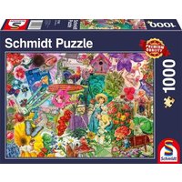 SCHMIDT SPIELE 57383 Happy Gardening, Puzzle 1.000 Teile von Schmidt Spiele