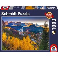 SCHMIDT SPIELE 57390 PUZZLE 1000 Teile - Herbstliches Neuschwanstein von Schmidt Spiele