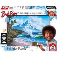 SCHMIDT SPIELE 57537 PUZZLE 1000 Teile Bob Ross - Berg am Meer von Schmidt Spiele