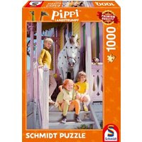 SCHMIDT SPIELE 57572 PUZZLE 1000 Teile Pippi Langstrumpf - Pippi und ihre Freunde von Schmidt Spiele