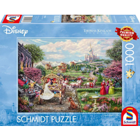 SCHMIDT SPIELE 58038 Puzzle 1000 Teile Disney, Cinderella Happily Ever After von Schmidt Spiele