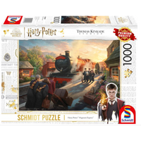 SCHMIDT SPIELE 58428 Erwachsenenpuzzle 1000 Teile Thomas Kinkade Studios: Wizarding World, Harry Potter™ Hogwarts Express™ von Schmidt Spiele