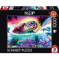 SCHMIDT SPIELE 58634 Puzzle 1000 Teile Neon Schildkröte SCHMIDT SPIELE 58634 Puzzle 1000 Teile Neon Schildkröte von Schmidt Spiele