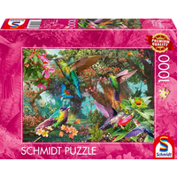 SCHMIDT SPIELE 58869 Puzzle 1000 Teile Farbenspiel der Kolibris von Schmidt Spiele