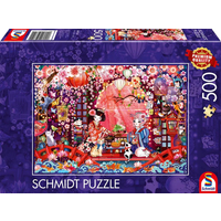 SCHMIDT SPIELE 59712 Puzzle 500 Teile Japanische Teezeremonie von Schmidt Spiele