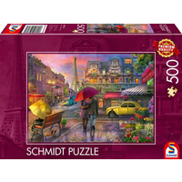 SCHMIDT SPIELE 59713 Puzzle 500 Teile Regenzauber in Paris von Schmidt Spiele