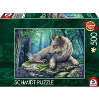 SCHMIDT SPIELE 59714 Puzzle 500 Teile Wolf und Elfe von Schmidt Spiele