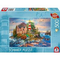 SCHMIDT SPIELE 59716 Puzzle 500 Teile Leuchtturm am Felsen SCHMIDT SPIELE 59716 Puzzle 500 Teile Leuchtturm am Felsen von Schmidt Spiele