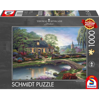 SCHMIDT SPIELE 59775 Puzzle 1000 Teile Stoney Creek Cottage von Schmidt Spiele