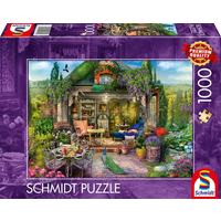 SCHMIDT SPIELE 59794 Puzzle 1000 Teile Gartenhausglück in den Weinbergen von Schmidt Spiele