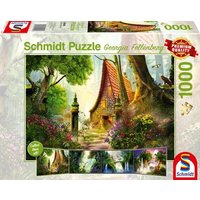 SCHMIDT SPIELE 59909 PU1000T Puzzle G. Fellenberg Haus auf der Lichtung 1000 Teile von Schmidt Spiele