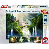 SCHMIDT SPIELE 59911 PU1000T Puzzle 1000 Teile Verwunschene Quelle von Schmidt Spiele