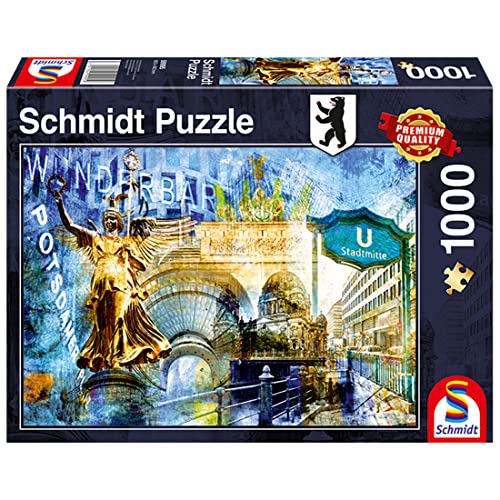 SCHMIDT SPIELE 59995 59995-Puzzle Berlin Edition 1000 Teile von Schmidt