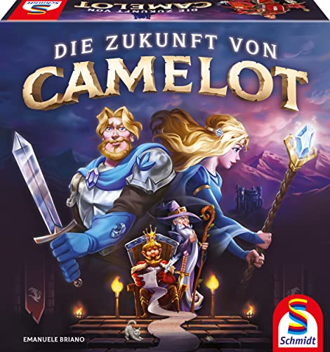 Schmidt Spiele 49407 Die Zukunft von Camelot, Taktisches Bluffspiel, bunt von Schmidt Spiele