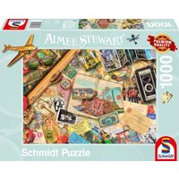 Schmidt Spiele - Aimee Stewart - Aufgetischt: Reise-Erinnerungen, 1000 Teile von Schmidt Spiele