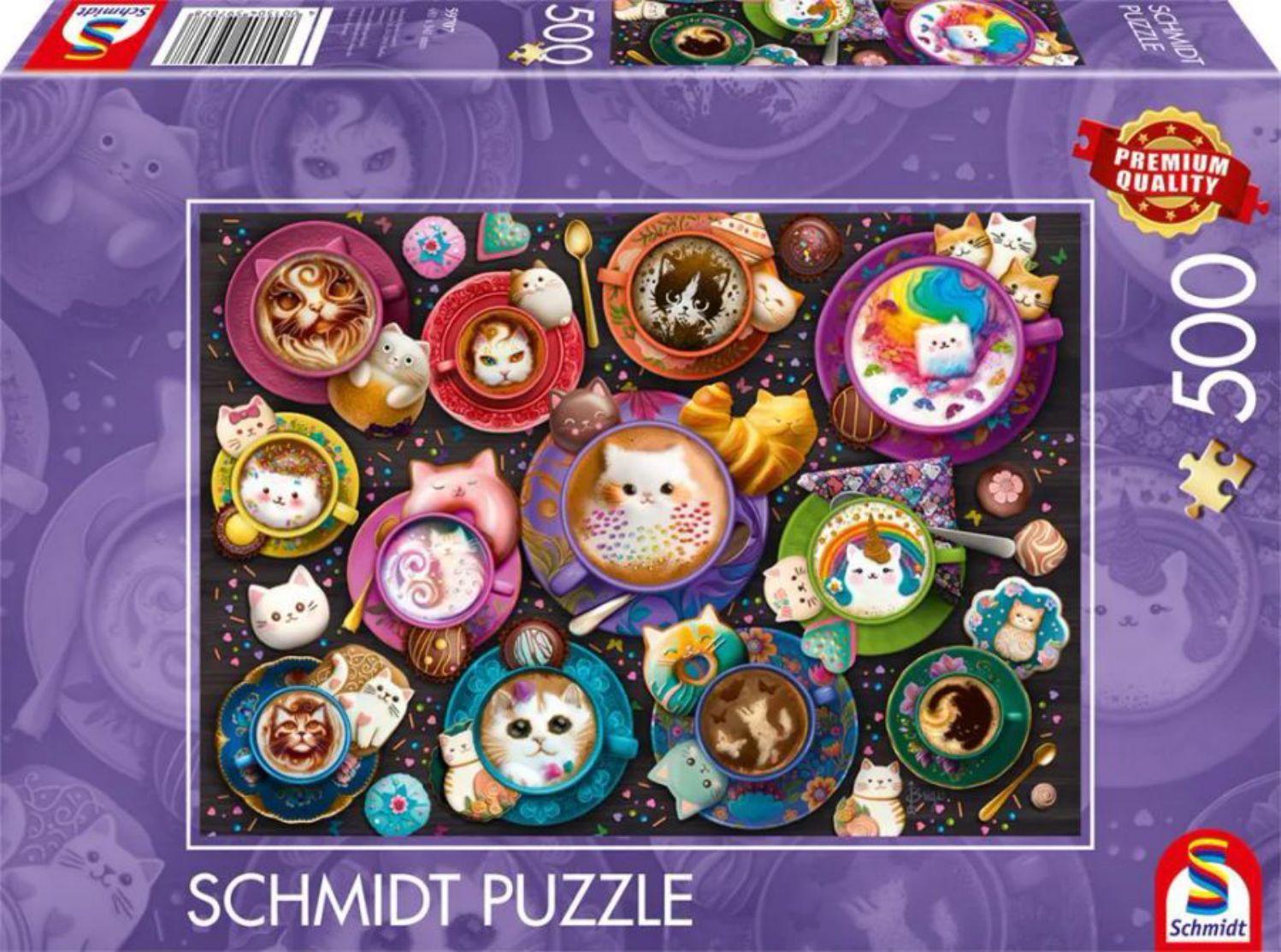 Schmidt Puzzle 500 Teile – Kätzchen a la Latte Art - Schmidt Puzzle 500 Teile – Kätzchen a la Latte Art - von Schmidt Spiele