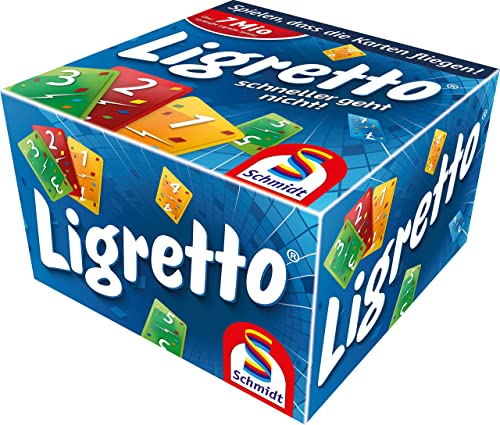 Schmidt Spiele 1101 Ligretto, blau, Kartenspiel von Schmidt