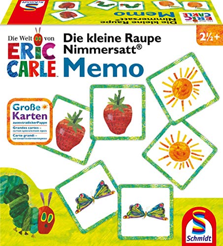 Schmidt Spiele 40455 Die Kleine Raupe Nimmersatt, Memo und Legespiel von Schmidt