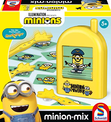 Schmidt Spiele 40602, Minion-Mix, 3D Aktionsspiel, bunt von Schmidt Spiele