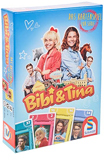 Schmidt Spiele Bibi & Tina Das Kartenspiel zur Serie, Kinderspiel, Karten Spiel, Familienspiel, 40603 von Schmidt