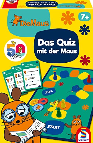 Schmidt Spiele 40613, Quiz mit der Maus, Kinderspiel, Mehrfarbig von Schmidt Spiele