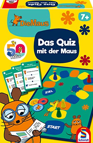 Schmidt Spiele 40613, Quiz mit der Maus, Kinderspiel, Mehrfarbig von Schmidt Spiele