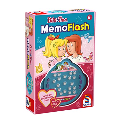 Schmidt Spiele 40616 Bibi und Tina, Memo Flash, Kinderspiel, bunt[Exklusiv bei Amazon] von Schmidt