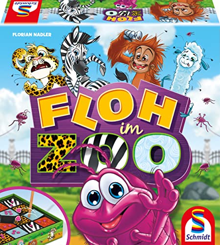 Schmidt Spiele 40637 Floh im Zoo, Kinderspiel, Mehrfarbig von Schmidt Spiele