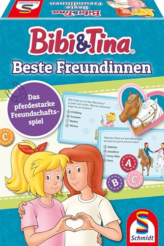 Schmidt Spiele 40654 Bibi und Tina, Beste Freundinnen, Kinderspiel von Schmidt