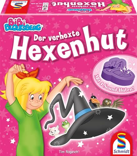 Schmidt Spiele 40658 Bibi Blocksberg, Der verhexte Hexenhut, Memo und Aktionsspiel, Kinderspiel von Schmidt